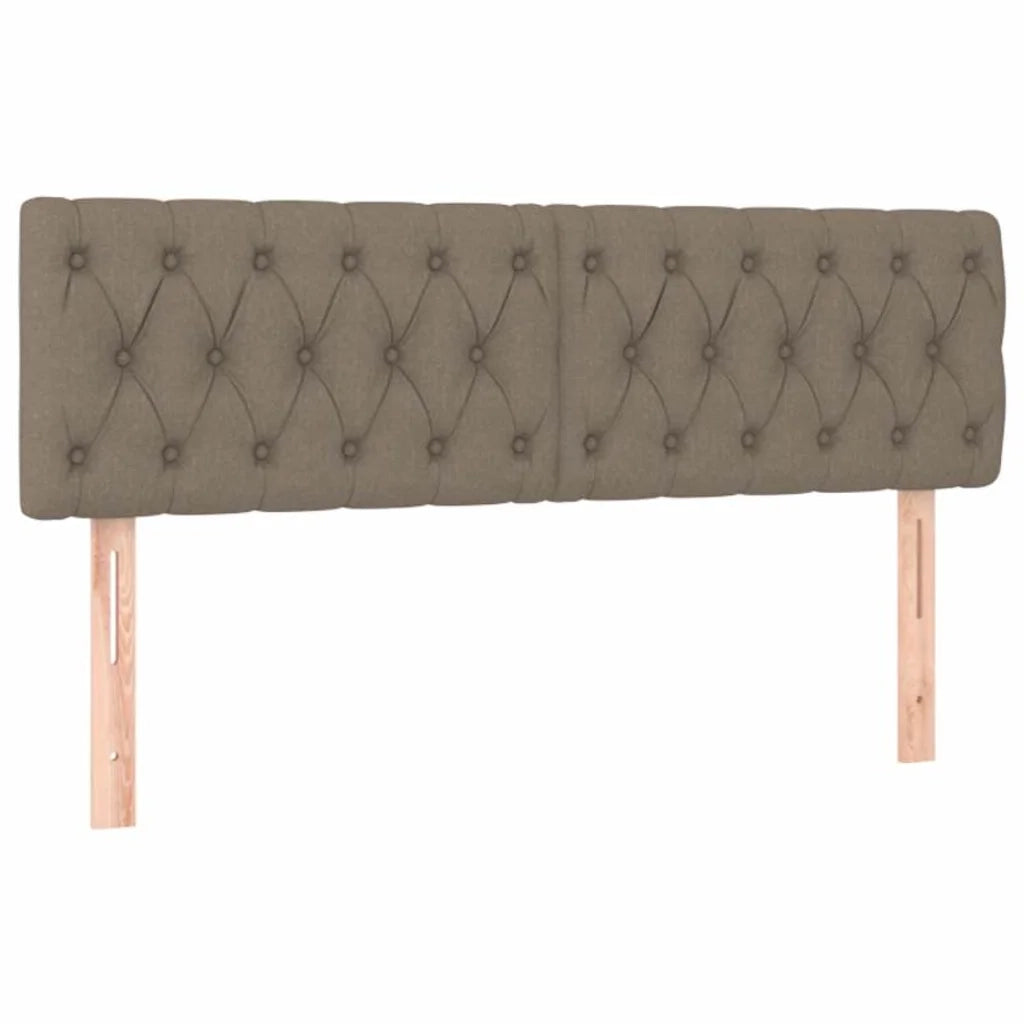 Giroletto a Molle con Materasso Tortora 160x200 cm in Tessuto 3127057