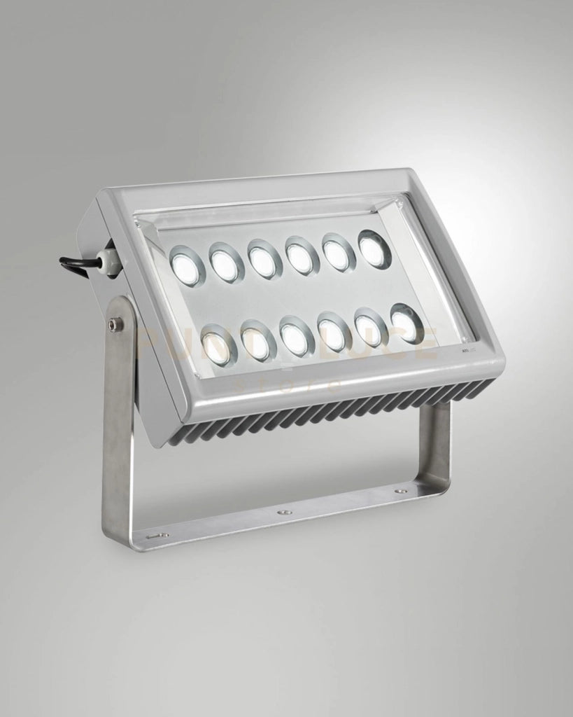 EGEO PROIETTORE GRIGIO RAL 7040 A LED 105W 4000K 12650LM ASIMMETRICA IP65