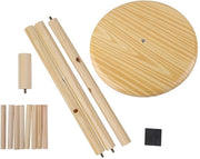 Supporto a Pannelli Veloce - Standaard Houten - Design Moderno - Colore Naturale - Appoggio per Giacche - Ideale per Hall e Ufficio