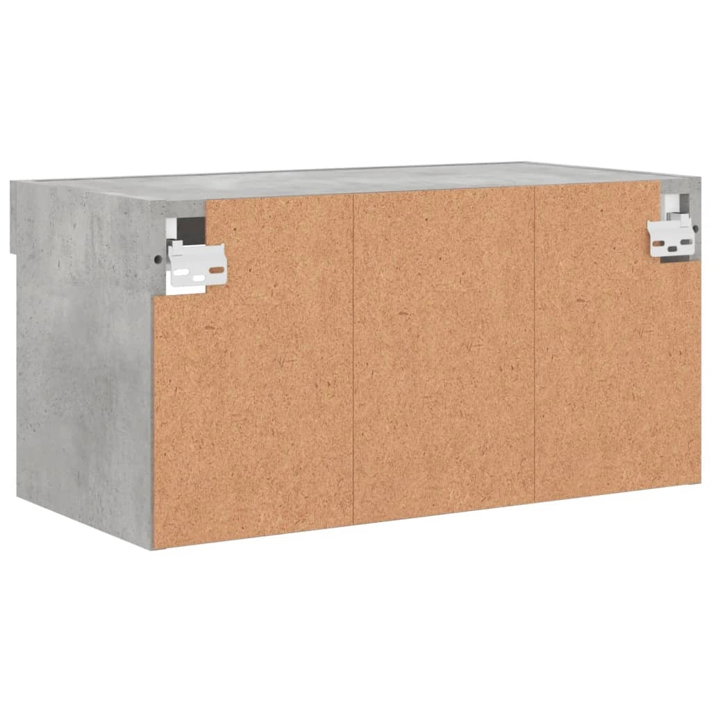 Mobile TV multimediale mensola TV credenza mobile TV per sala da pranzo soggiorno camera da letto con luci LED 60 x 30 x 30 cm grigio 02_0026606