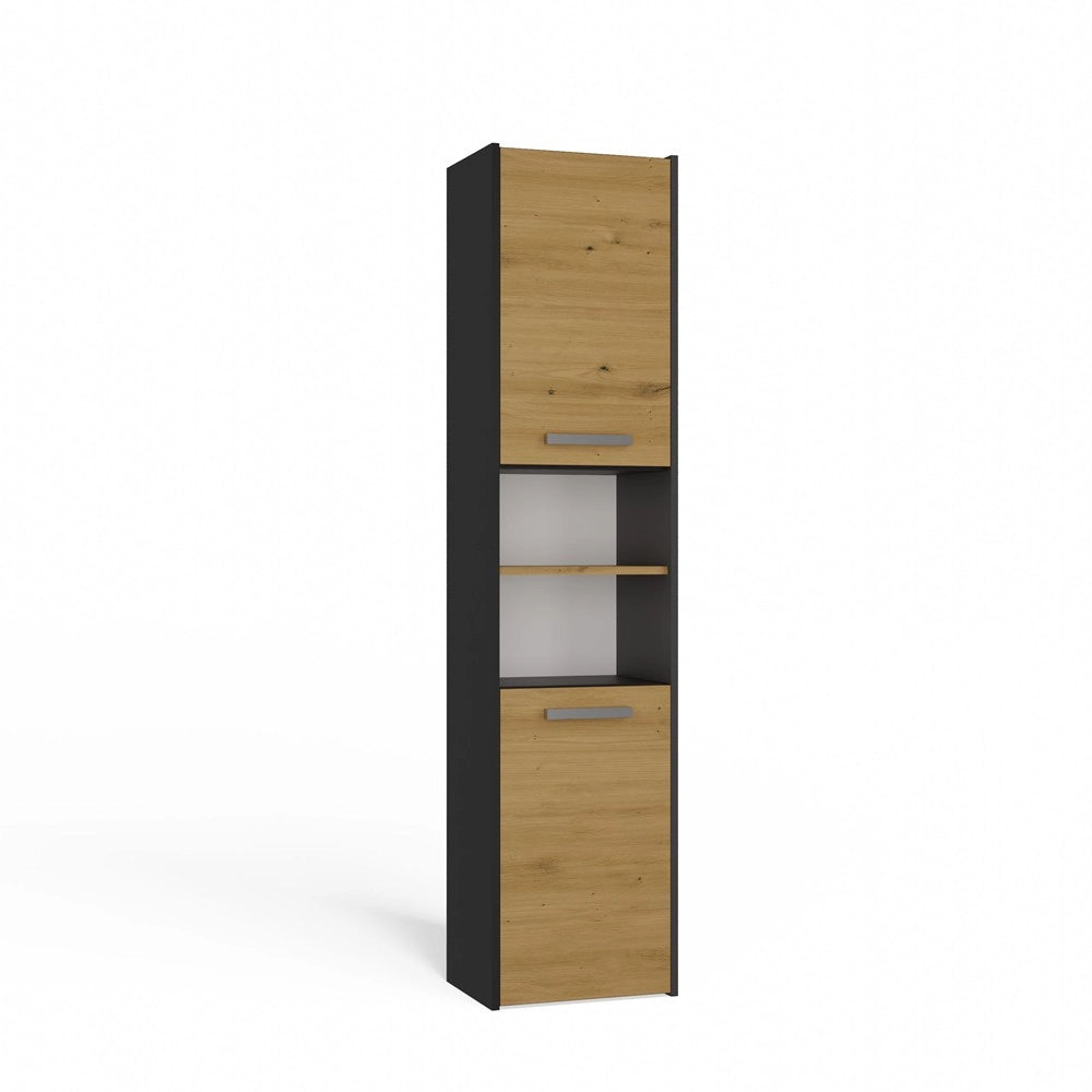 Colonna bagno SARA S40 antracite rovere artisan