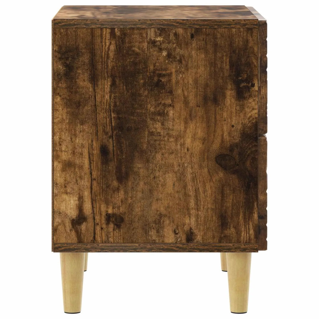 Comodino Rovere Fumo 43 x 34,5 x 48 cm Legno ingegnerizzato 894995