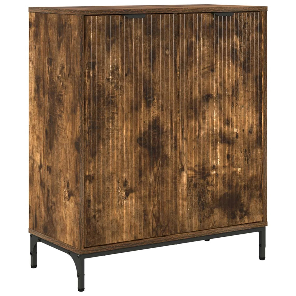 Credenza Rovere fumé 69,5 x 33 x 82 cm Legno multistrato 883429