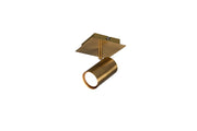 Spot da Interno a Led in Metallo Ottone Antico