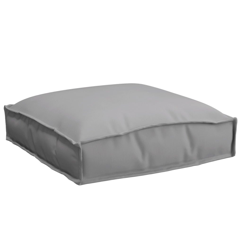 Cuscini per pallet 4 pcs grigio 40x40x8 cm tessuto Oxford