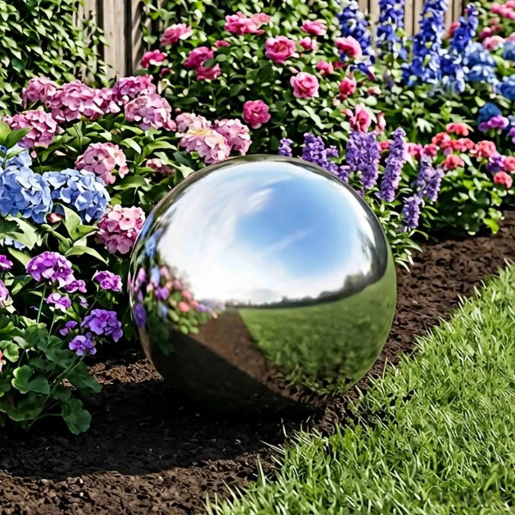 Palla a Specchio Ø 47 cm Argento Acciaio Inossidabile 201 42008429