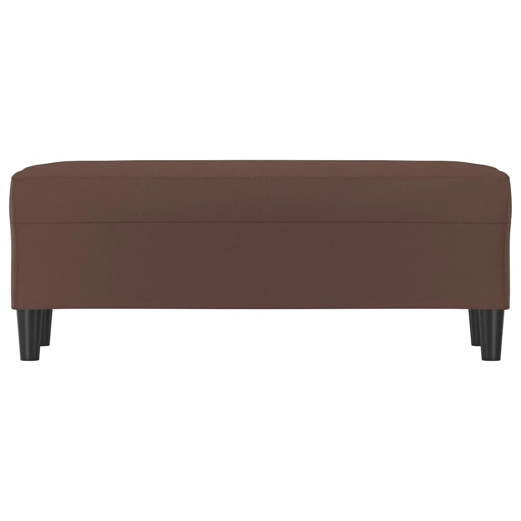 Panca/panca 100 x 35 x 41 cm similpelle marrone 02_0010471