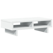 Supporto per monitor mobile da scrivania 50 x 27 x 15 cm legno ingegnerizzato bianco 02_0044873