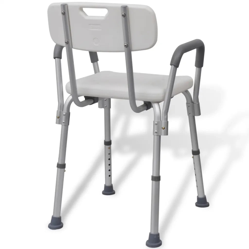 Sedia da Doccia in Alluminio Bianca  cod mxl 54505