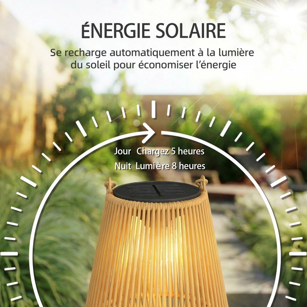 Lanterne solari sospese per esterno ¨C Zephmum ¨C Set di 2 in resina, marrone