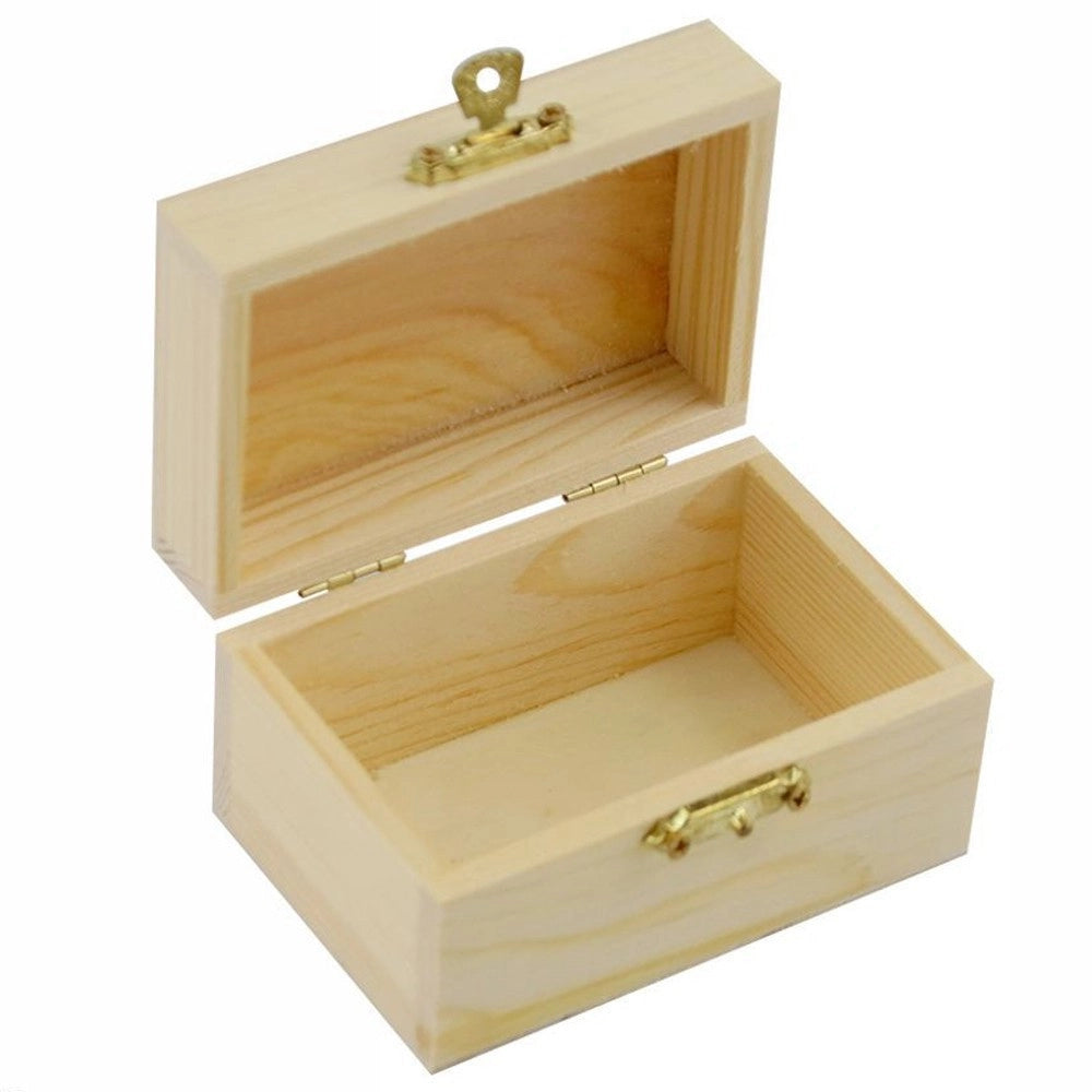 Trade Shop - Set 6 Scatoline Legno Portagioie Scatola Cofanetto Rettangolari 74005a Ly-10322 -
