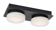 Plafoniera/applique LED 11W 4000K nero opaco Attichus Rabalux