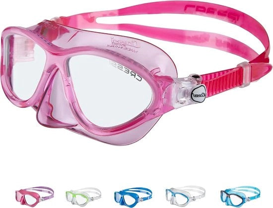 Duikbril per bambini 7-15 anni con silicone anti-allergico resistente ai graffi regolabile - ideale come occhiali da bagno e maschera da snorkeling