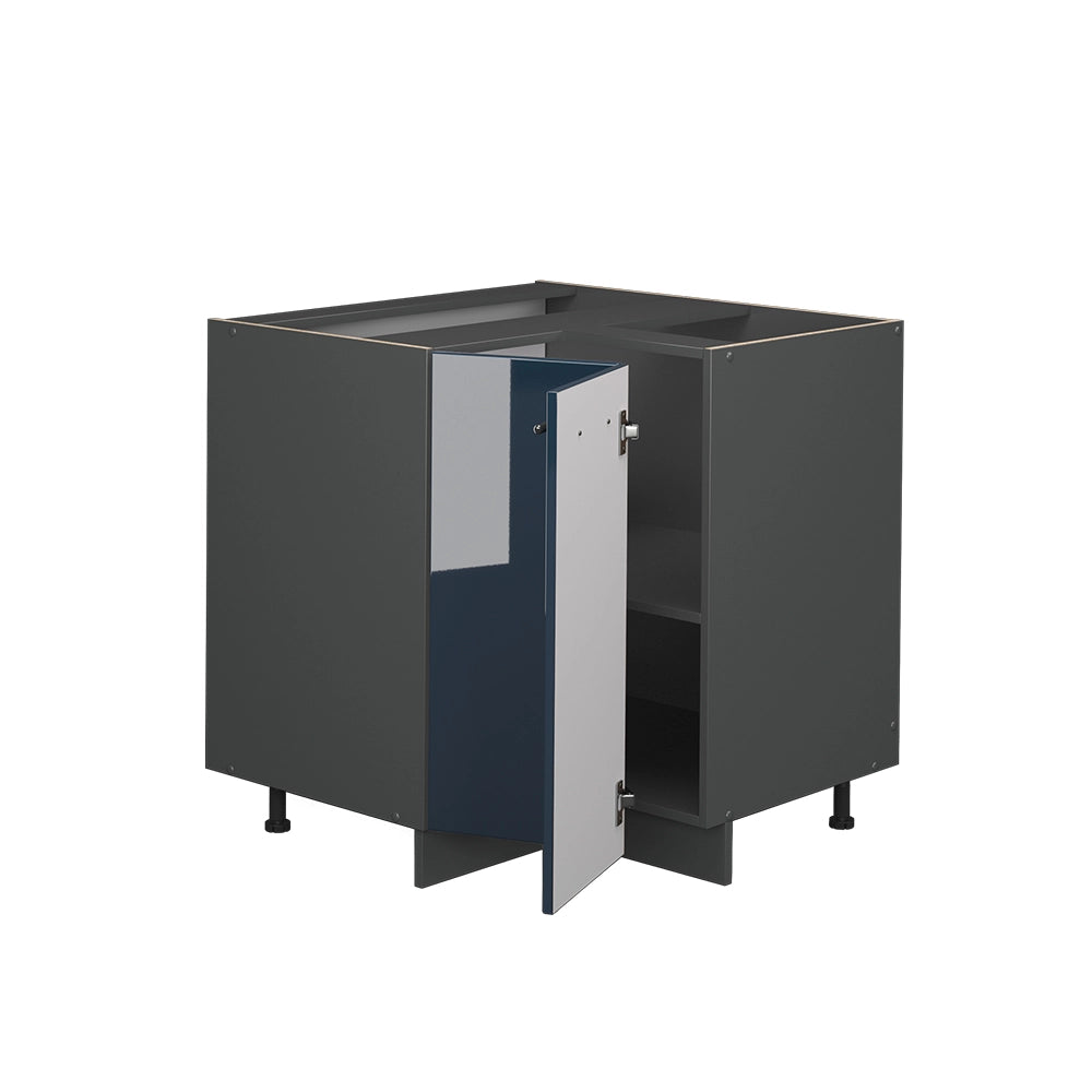 Vicco Basi ad angolo  Blu scuro lucido 80.5 cm senza piano di lavoro