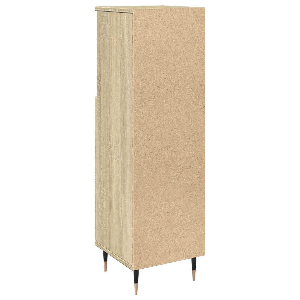 Armadietto da Bagno | Armadio da bagno Rovere Sonoma 30x30x100cm Legno Multistrato