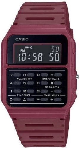 CASIO VINTAGE Mod. CALCULATOR EDGY COLLECTION - RED