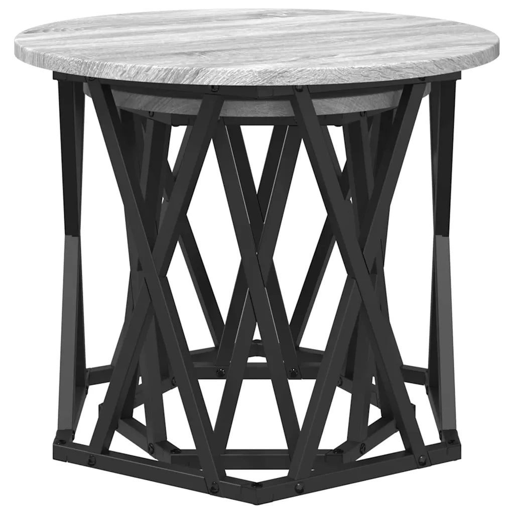 Tavolo laterale 2 pcs Grigio Sonoma 868246
