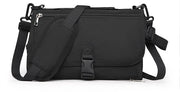 Verschonmat portatile per bambino - Set di cambiamento per bambino portatile con taschino per pannolini, disegnato per essere portatile, set di cambiamento per viaggi, regalo per neonati - nero, classico