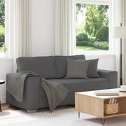 Divano Divanetto Grigio Scuro 180x77x82 cm Tessuto di Velluto a Coste 4105201