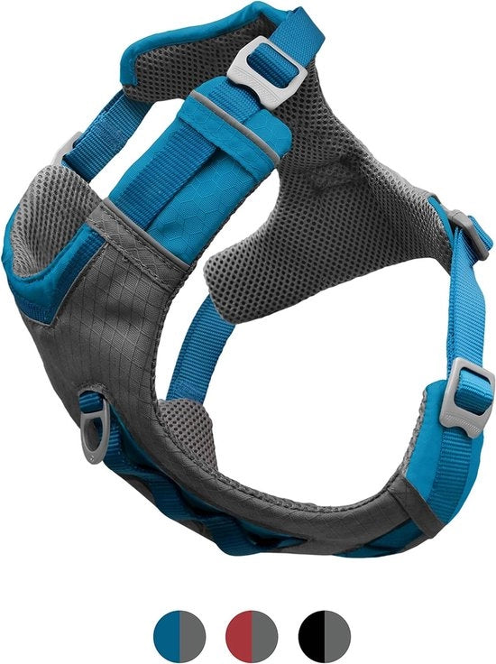 Equipaggiamento per cani attivi, giubbotto alimentato per cani di piccola, media e grande taglia, materiale riflettente, anello anti-trazione D sul petto e sulla schiena