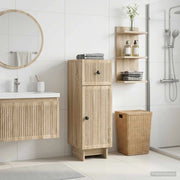 Mobiletto da Bagno EDE Rovere Sonoma 30 x 31 x 80 cm 895947