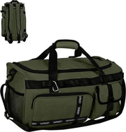 Tas da sport grande con compartimento per scarpe e zona per uso umido per signore e signora 65 litri valigetta da viaggio tas da bagno tas da fine settimana (armgreen) Tas da sport
