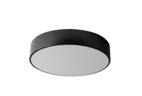 Lampada Plafoniere 50cm Rotonda Nero Da Soffitto APP644-4C