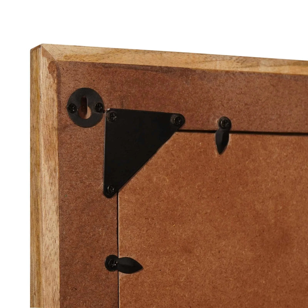 Specchio Montaggio a parete Marrone 70 x 50 x 3 cm Vetro