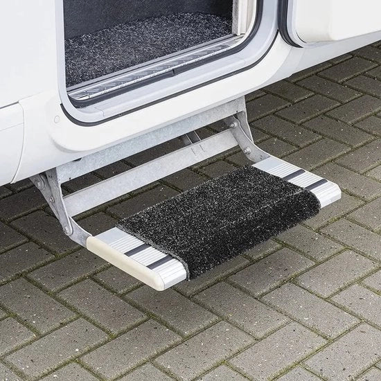 Tappeto per camper - Telaio in tessuto premium - Tappetino per camper - Nero