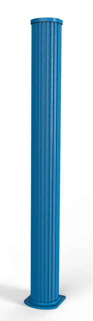 Doccia Solare da Esterno con Nebulizzatore Miscelatore e Doccetta Mobile Arkema Jolly Go Blu