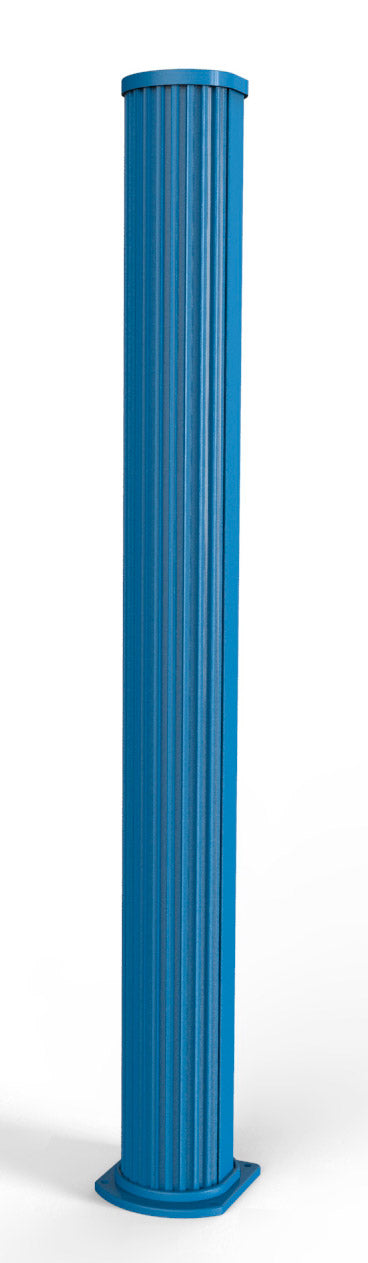 Doccia Solare da Esterno con Nebulizzatore Miscelatore e Doccetta Mobile Arkema Jolly Go Blu