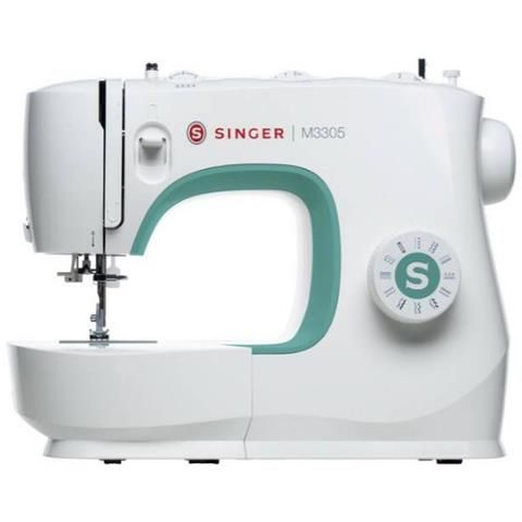Singer m 3305 macchina da cucire con 23 punti colore bianco / verde - M3305