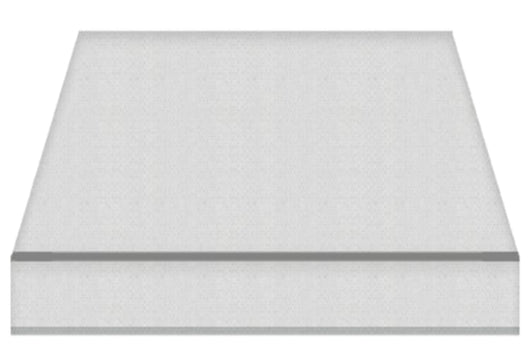 Tenda da Sole a Bracci Estensibili su Barra Quadra Tempotest Para', col. Grigio 79, Largh. 3,6m x Sporgenza 2.60m con Arganello Destro