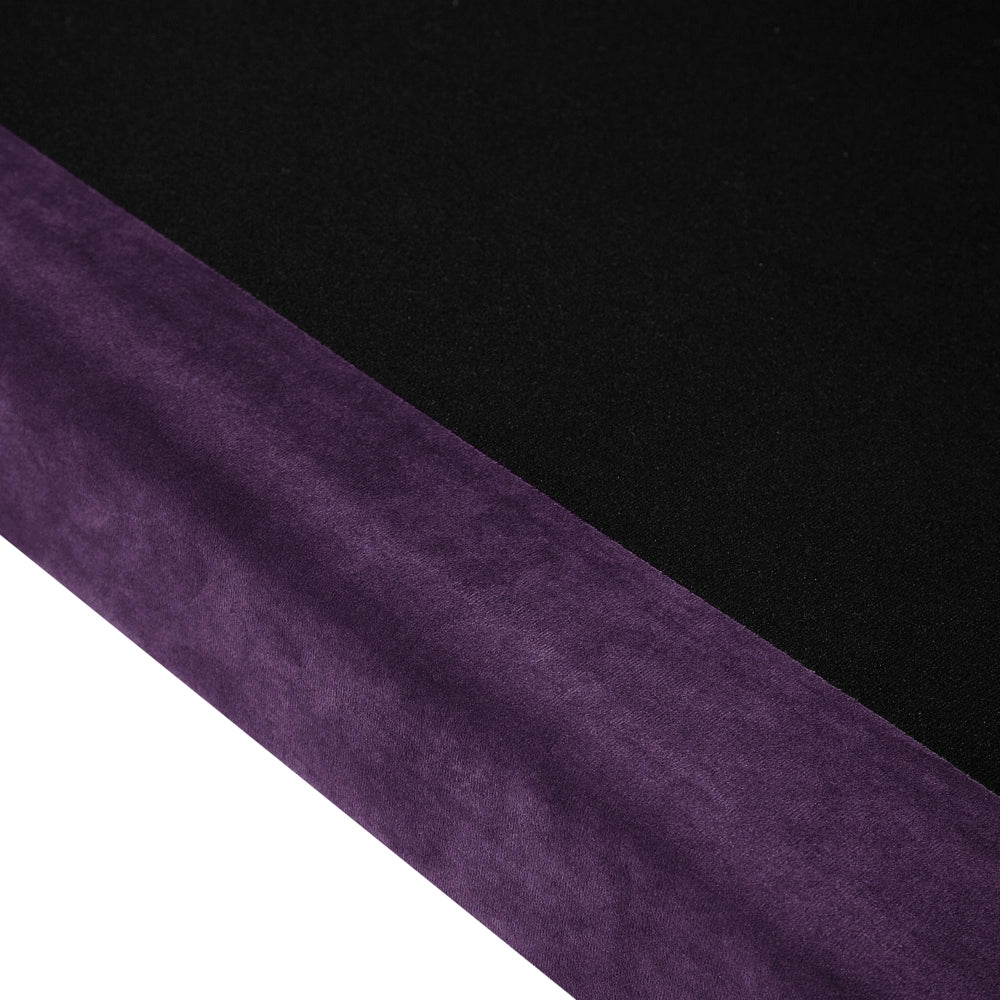 Divano Viola 2 Posti Velluto Gambe In Legno Classico e moderno