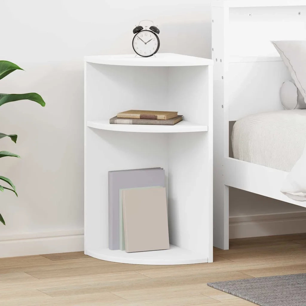 Tavolino Bianco 29,6 x 29,6 x 60 cm Legno ingegnerizzato 891120