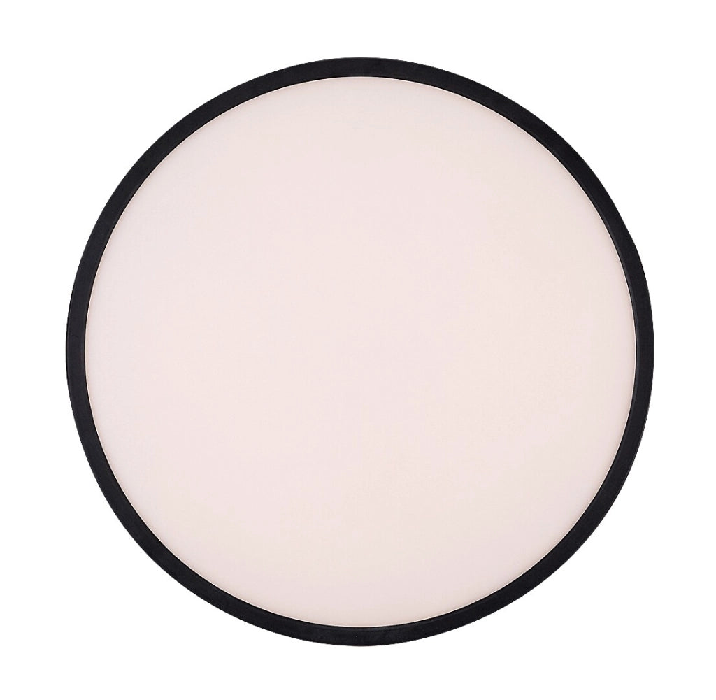 Plafoniera LED incasso tonda 42cm 22W nera Rabalux
