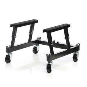 Set Ponte sollevatore per ATV, moto, quad e tosaerba + cavalletto di montaggio con ruote 680 kg, sollevamento di ATV e quad, officina