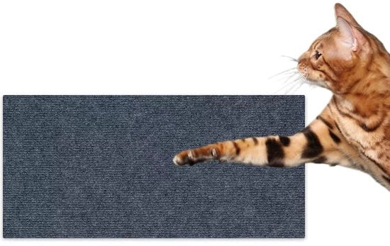 Matto di protezione per gatti da incollare, 40 x 200 cm, mattonelle autoadesive per proteggere tappeti, divani e mobili