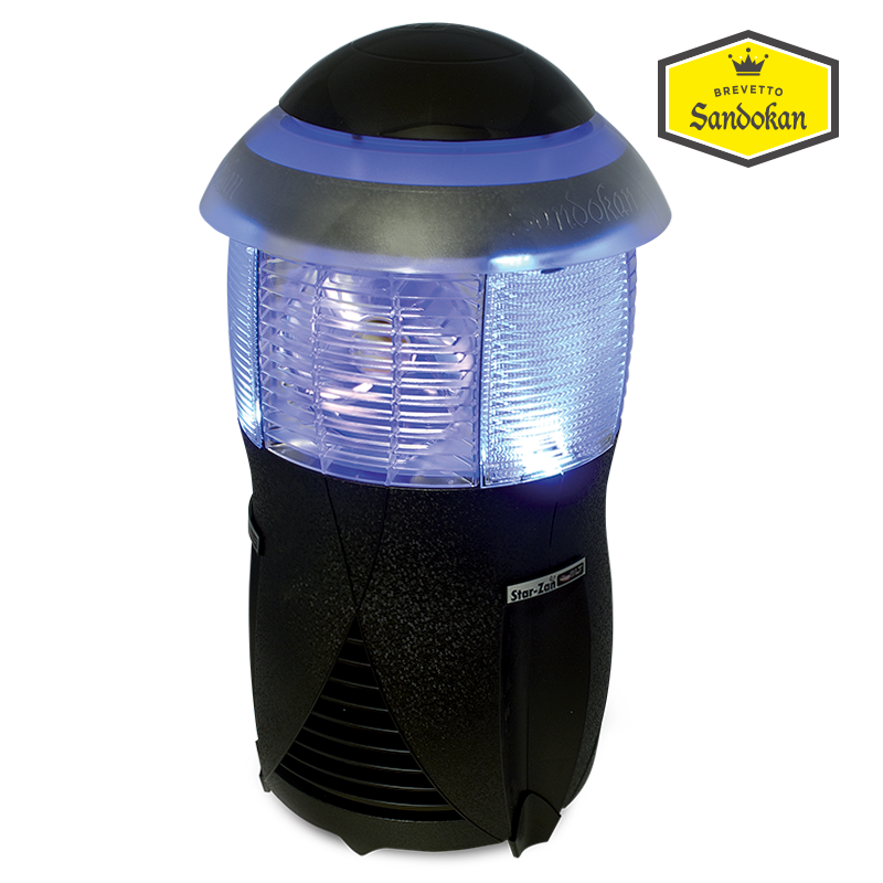 Elettroinsetticida "Star-Zan 4.0" ad aspirazione con Led UV resistente all'acqua