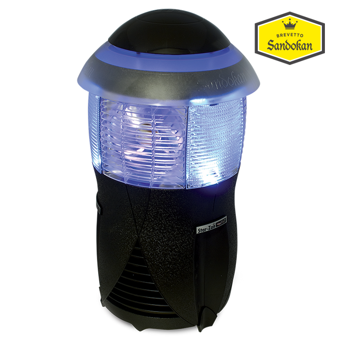 Elettroinsetticida "Star-Zan 4.0" ad aspirazione con Led UV resistente all'acqua