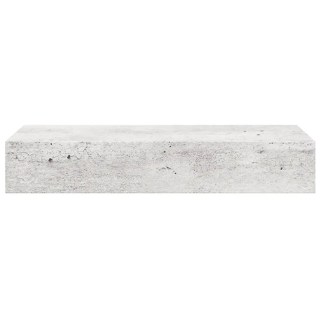 Scaffale a Muro con Cassetti Grigio Cemento 60x23,5x10 cm MDF cod mxl 33248