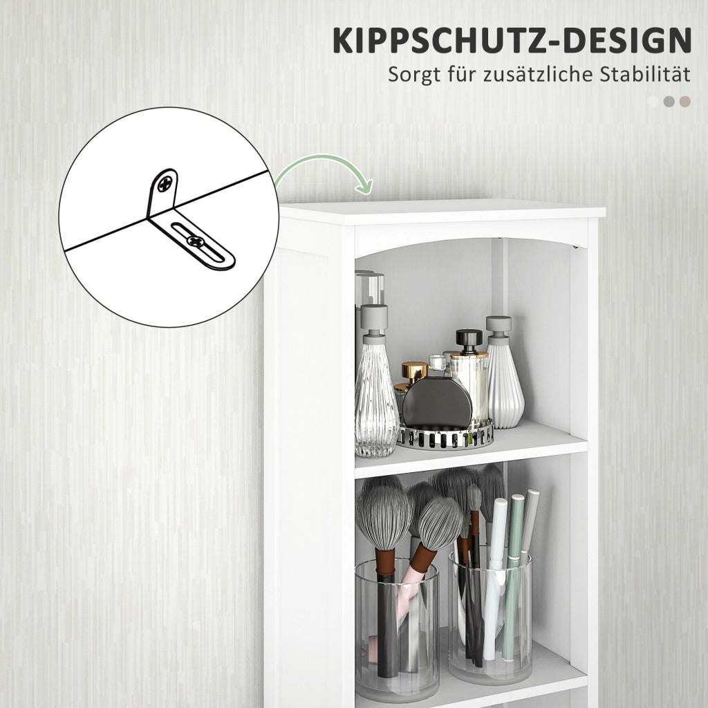 ARMADIO BAGNO COLONNA 34x24x170,5 cm Bianco in MDF