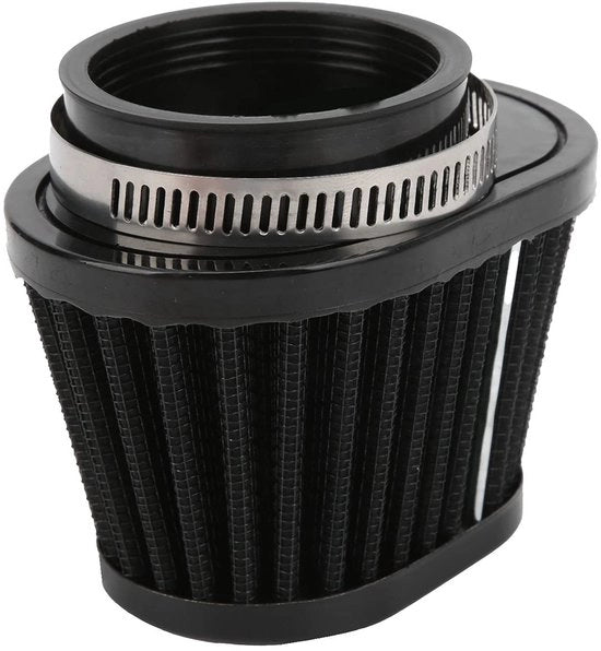 Filtro d'aria per motocicletta - Sostituzione universale - Migliorata circolazione d'aria - 60 mm - Tessuto ABS - Filtrazione efficace - Adatto per moto