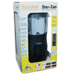 Elettroinsetticida "Star-Zan 4.0" ad aspirazione con Led UV resistente all'acqua