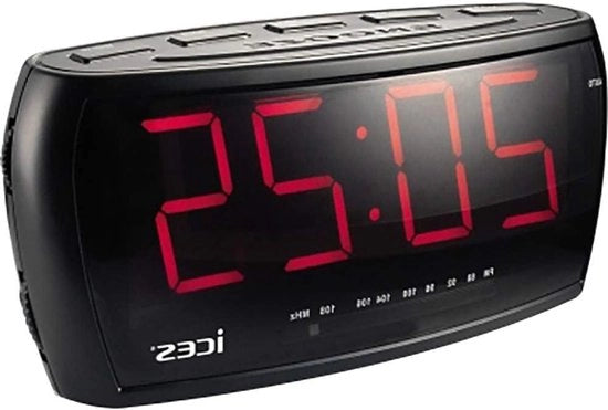 Radio da Camera con Due Orari, Funzione di Sonno e Timer di Sonno - Nero