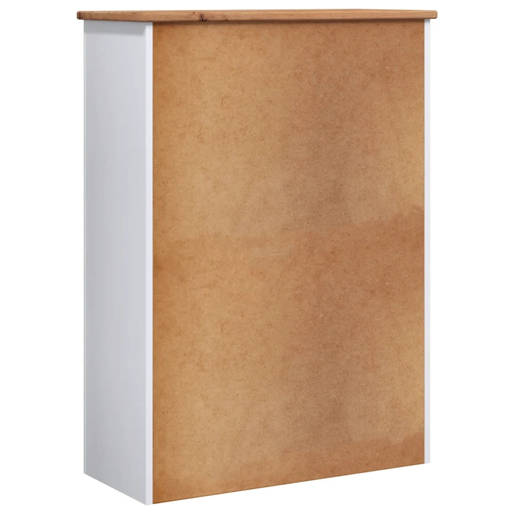 Libreria Bianca 80x35x110 cm in Pino Massello Panama Range