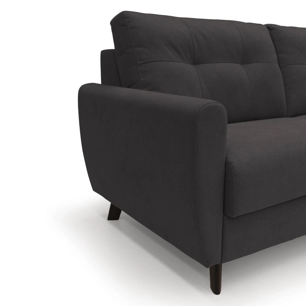 Callisto Divano letto matrimoniale 168 cm nero