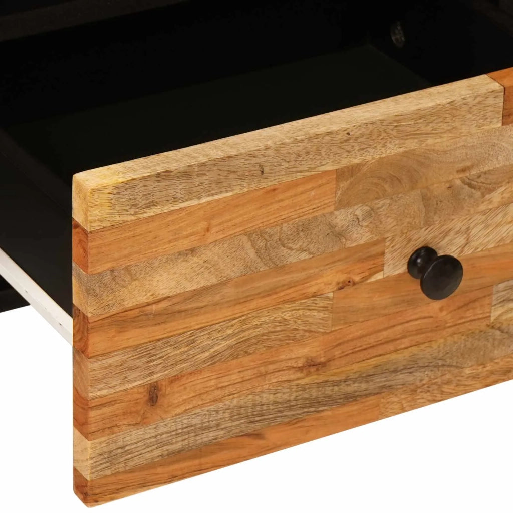 Mobile TV Marrone 100 x 33 x 46 cm Legno di mango massello 4018312