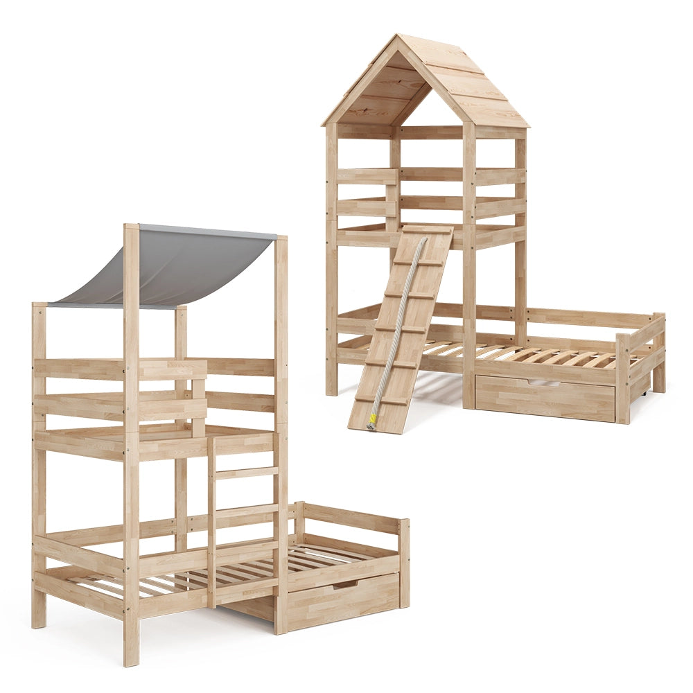 Vitalispa Cassetto rotante Legno naturale 92 x 89 cm