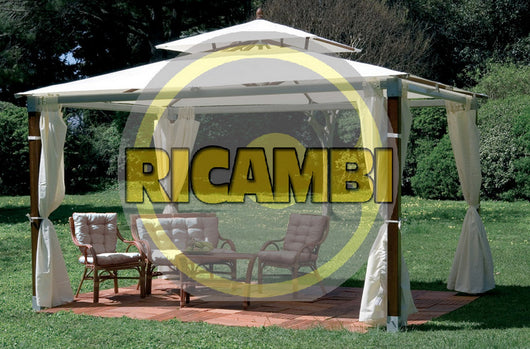 palo in legno per gazebo "top" mm 93x93 cod:ferx.7397
